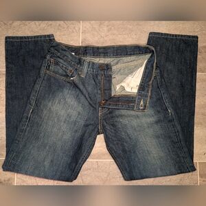 Levi's Men's 32×32 511 Skinny Dark Wash Indigo Slim Skinny Leg Jeans 2010's